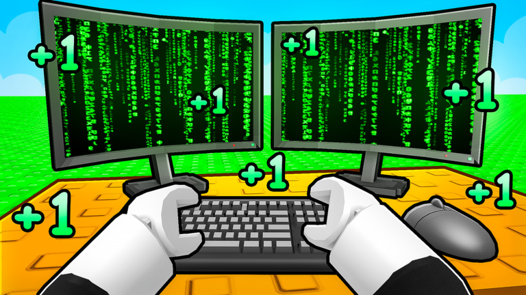 +1 Hack Per Click official Roblox cover art